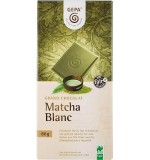 Ciocolata Alba Matcha Blanc Bio 80 grame Gepa