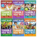 Cumpara ieftin Terrible True Tales Series 6 Books Collection Set by Terry Deary (Egyptians, Tudors, Vikings, Romans, The Stone Age, Greeks)