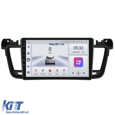 Navigatie Android Dedicata Peugeot 508 (2010-2018), 9Inch, 4Gb Ram, 64Gb Stocare, Bluetooth, WiFi, Carplay Performance AutoTuning foto