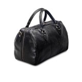 Geanta voiaj piele neagra GE02