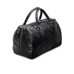 Geanta voiaj piele neagra GE02