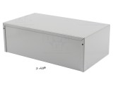 Carcasă universală aluminiu gri 178x305x102mm