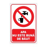 Indicator interzicere &bdquo;Apa nu este bună de băut&rdquo;