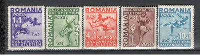 Romania.1937 Balcaniada de atletism Bucuresti TR.51 foto