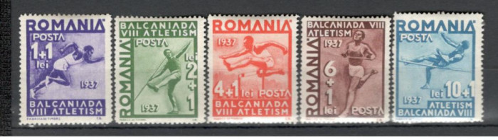 Romania.1937 Balcaniada de atletism Bucuresti TR.51