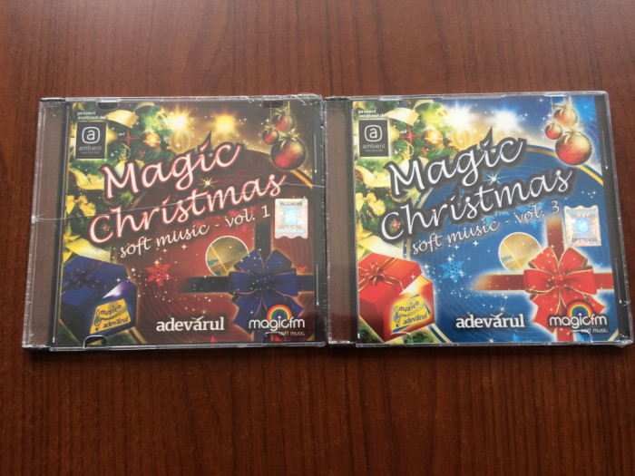 magic christmas soft music vol. 1+ vol 3 cd disc selectii pop soul jazz sigilate
