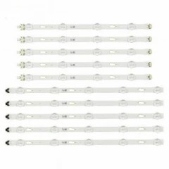 Set barete led , Televizor Samsung 40 inch , 5 barete cu 4 led-uri si 5 barete cu 5 led-uri