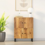 vidaXL Servantă cu 4 uși, 60x33x75 cm, lemn masiv de mango