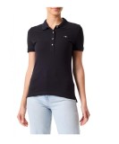 Cumpara ieftin Tricou polo cu maneca scurta pentru femei GANT Slim Sheild, negru, L - OUTLET
