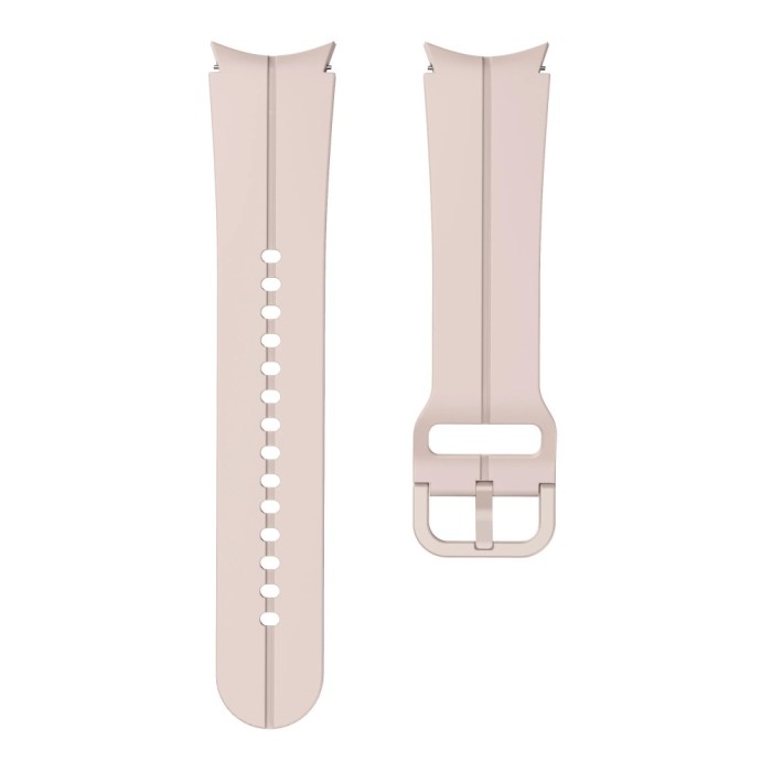 Curea din silicon 20 mm THD pentru Samsung Galaxy Watch 5 44 mm/40 mm si Samsung Galaxy Watch 5 Pro 45 mm, model Dynamic Sport, culoarea poz pal