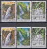 Grecia 1988 - Cascade, 2 Serii, a 2-a NDT pe orizontală, Cotă 50 EURO, MNH, Nestampilat