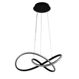 Pendul Libra LED 55W 3CCT 3410lm negru - ERSTE