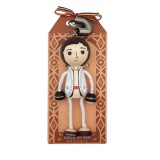 Papusa din lemn, Baietel in costum popular, MB120