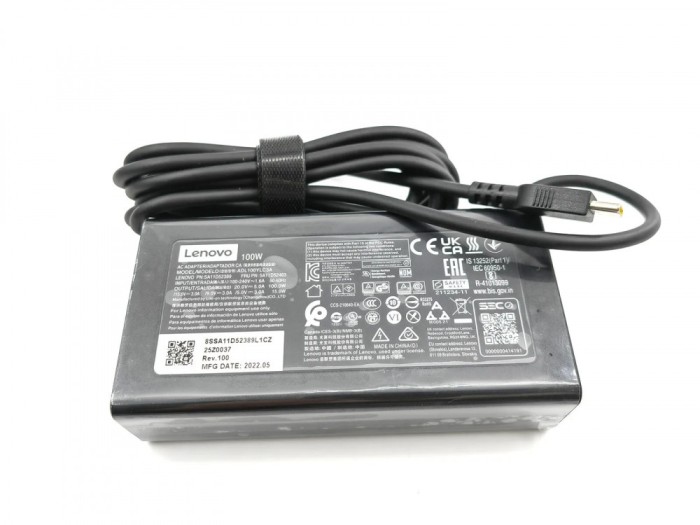 Incarcator Laptop, Lenovo, ThinkPad P16s Gen 1 Type 21CK, 21CL, 100W, 20V, 5A, USB-C