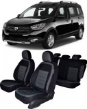 Cumpara ieftin Huse scaune auto dedicate DACIA DOKKER 2012 - 2022 bancheta fractionata
