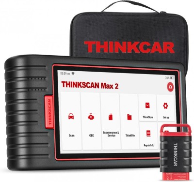 Tester auto profesional THINKSCAN MAX 2 Android 10, Codare ECU, Diagnoza Multimarca, 28+ Functii Speciale, CANFD protocol, Bidirectional control, comu foto