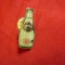 Insigna veche -Reclama - Apa Minerala Perrier Franta cu buton ,L= 2,7cm