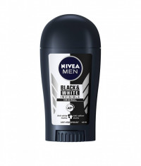 Nivea Deodorant stick Barbati 40 ml Invisible Black White Original foto