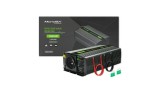 Invertor Qoltec Monolith Pure Sine Wave | 12V &ndash; 230V | 600W | 1200W