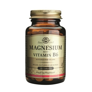 Supliment Alimentar Magnesium cu B6 Solgar 100tbl foto