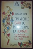 ADRIANA MITU - DIN VECHILE CĂRȚI DE &Icirc;NȚELEPCIUNE LA ROMANI * CUGETĂRILE LUI OXENSTIERN