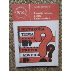 MARICA PIETREANU - EXERCITII LEXICALE PENTRU LIMBA ROMANA