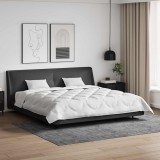 vidaXL Duvet pentru toate sezoanele cu pernă 3 pcs Alb Microfibră 3377601