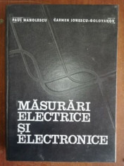 Masurari electrice si electronice- Paul Manolescu, Carmen Ionescu-Golovanov foto