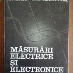 Masurari electrice si electronice- Paul Manolescu, Carmen Ionescu-Golovanov