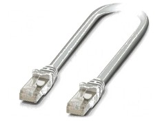 Patch cord S/UTP 5 litat Cu LSZH gri 0,5m 26AWG Fire: 4 IP20 - Patch cord gri 0,5m 26AWG IP20