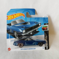 bnk jc Hot Wheels 2024 - `70 Plymouth Barracuda - 20/250