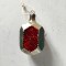 Ornament / glob de sticla decor pom de Craciun, vechi, vintage, deosebit, mercury glass, 6cm