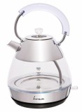 RESIGILAT - FIERBATOR ELECTRIC FRAM FEK-2200GX, 2200W, Capacitate 1.7L, Corp din sticla, Sticla/Inox