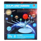 Cumpara ieftin Joc constructie, educativ, sistemul solar, Planetarium, pictat, copii 3+ ani, Oem