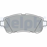 Placute frana Suzuki Baleno (Fw, Swift 4 (Fz, Swift 5 (Az), punte fata, cu indicator uzura acustic, DELPHI