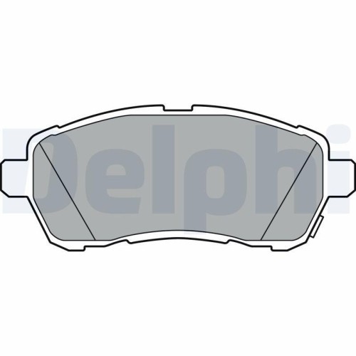 Placute frana Suzuki Baleno (Fw, Swift 4 (Fz, Swift 5 (Az), punte fata, cu indicator uzura acustic, DELPHI