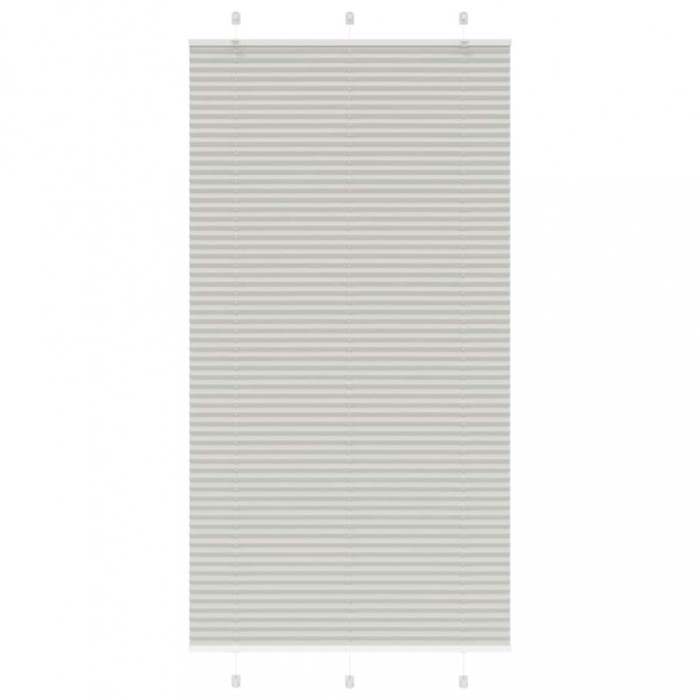 vidaXL Jaluzea plisată gri deschis 110x200 cm Lățime țesătură 109,4 cm 4015366