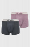 Levi&#039;s boxeri 2-pack barbati, culoarea roz