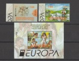 MACEDONIA de Nord 2022 EUROPA CEPT Povestiri si Mituri Serie 2 val+ colita MNH**