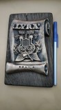 PLACHETA SOCIETATEA FILARMONICA,,LYRA&quot; DIN BRAILA- 1974