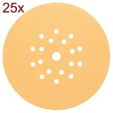 Bosch C470 - Foaie abraziva rotunda 225 mm granulatie 220 18 gauri 25 buc