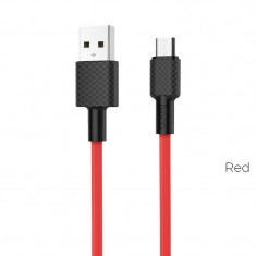 Cablu Micro Usb cu incarcare rapida Hoco X29 Rosu 1M foto