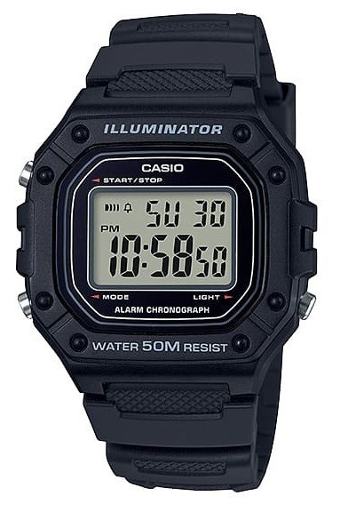 Ceas Barbati, Casio, Collection W-21 W-218H-1A - Marime universala