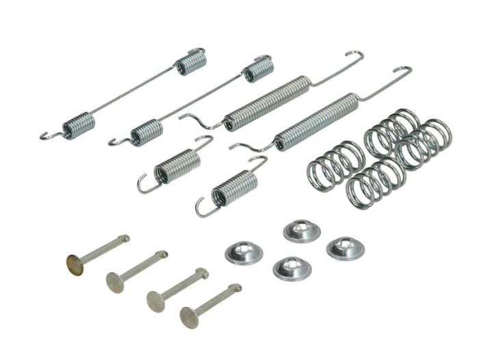 Set fixare saboti frana Daewoo Matiz, Tico 507200 105-0795 / D3889A