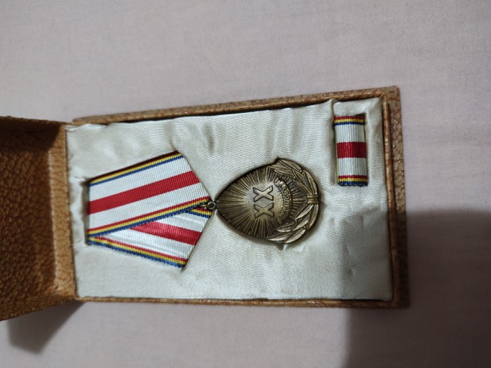 Medalie a 20 aniversare a eliberarii patriei