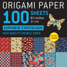 Origami Paper 100 Sheets Japanese Chiyogami 8 1/4 (21 CM): High Quality Double-Sided Origami Sheets Printed with 12 Different Patterns (Instructions f