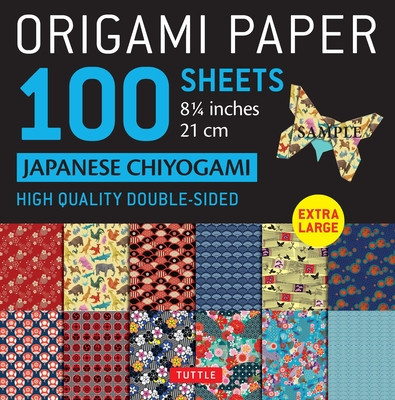 Origami Paper 100 Sheets Japanese Chiyogami 8 1/4 (21 CM): High Quality Double-Sided Origami Sheets Printed with 12 Different Patterns (Instructions f foto