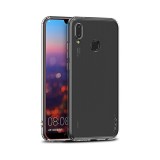 Husa HUAWEI P20 Lite + Folie Siliconata Full Face (Transparent) Ipaky Effort