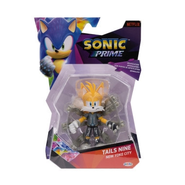 Sonic Prime figurina articulata Tails Nine 13 cm foto