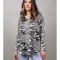 CAMASA PRINT ZEBRA RAPSODIA TALIE UNICA Negru